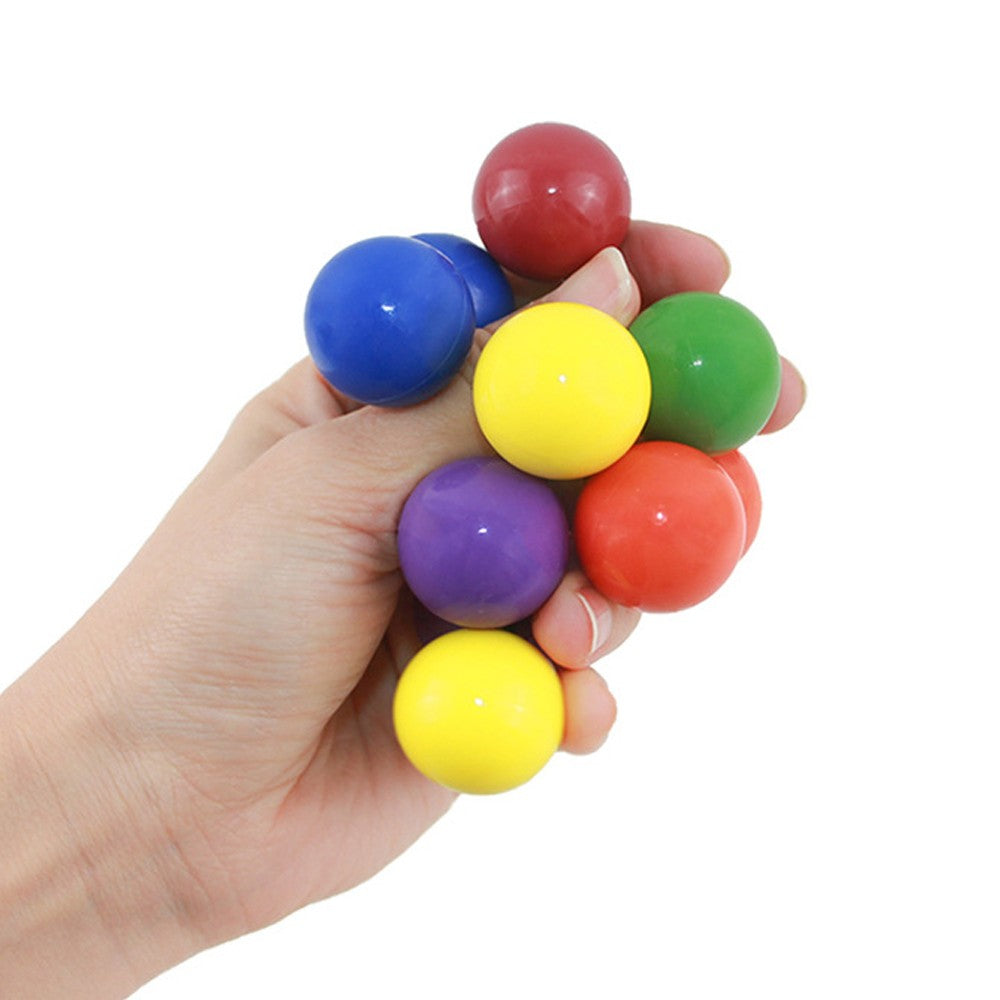 Интерактивна антистрес играчка с цветни топки, сензорна, A 