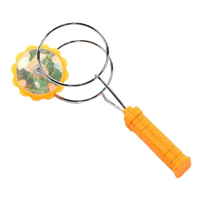 Jucarie Interactiva, Vivimall, Titirez Magnetic, cu Led, 19.8 x 5 cm, Portocaliu - vivimall.ro