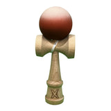 Jucarie Kendama X Originala, Profesionala, Flippy, din Lemn, Rubber Grip, 18 cm, Maro/Bej/Roz - vivimall.ro