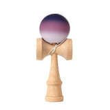 Jucarie Kendama X Originala, Profesionala, Flippy, din Lemn, Rubber Grip, 18 cm, Negru/Maro/Alb - vivimall.ro