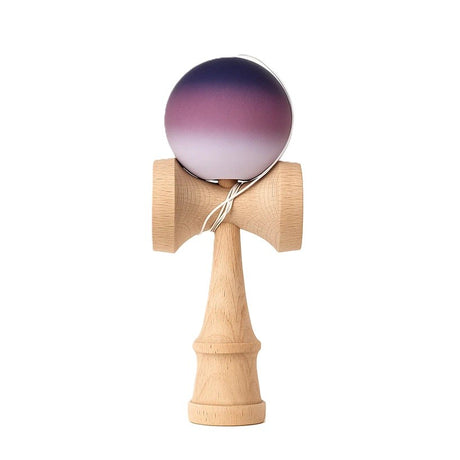 Jucarie Kendama X Originala, Profesionala, Flippy, din Lemn, Rubber Grip, 18 cm, Negru/Maro/Alb - vivimall.ro
