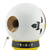 Kendama X Originala, Profesionala, Flippy, Big Cups V2, Model Rege Super Sticky Legendary Cupe Mari, Rulment Metalic cu Ata 55 cm, Maner Galben - vivimall.ro