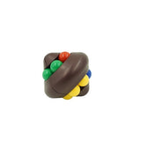 Jucarie interactiva pentru copii, Magic Cube, Castaniu - vivimall.ro