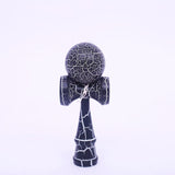 Kendama Crack, Flippy, din Lemn, 18 cm, +14 Ani, Diametru Bila 6 cm, Model Crapat, Albastru - vivimall.ro