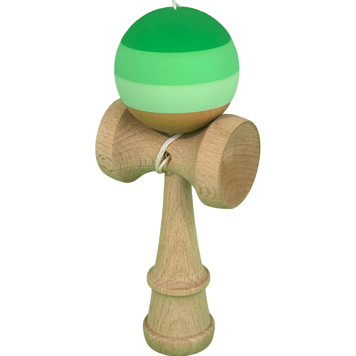 Jucarie Kendama X Originala, Profesionala, Flippy, din Lemn, Rubber Grip, 18 cm, Verde in 3 Culori - vivimall.ro
