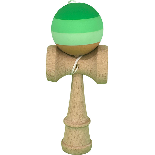Jucarie Kendama X Originala, Profesionala, Flippy, din Lemn, Rubber Grip, 18 cm, Verde in 3 Culori - vivimall.ro