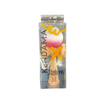 Jucarie Kendama X Originala, Profesionala, Flippy, din Lemn, Rubber Grip, 18 cm, Roz/Alb/Gri - vivimall.ro