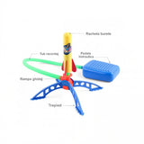 Jucarie pentru copii, Vivimall, lansator rachete cu piciorul, 3 rachete fara lumini - vivimall.ro