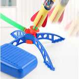 Jucarie pentru copii, Vivimall, lansator rachete cu piciorul, 3 rachete fara lumini - vivimall.ro