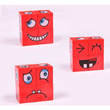 Jucarie Pentru Copii Montessori Vivimall, Cub din Lemn, Asamblare Fete, 64 de Carti Distractive, Clepsidra si Clopotel inclus, pentru Baieti si Fete, Varsta +3 ani, Educativ, Cutie din carton, 21 x 21 x 5.5 cm, multicolor - vivimall.ro