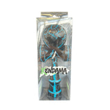 Jucarie Kendama Profesionala, Kendama Cracked din Lemn – 18 cm, Joc Interactiv de Indemanare pentru copii si adulti, Negru Albastru - vivimall.ro