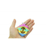 Jucarie senzoriala antistres cu ventuza de decompresie, Antrenare antebrat, Fidget Toy, Model Albina, Macarons - vivimall.ro