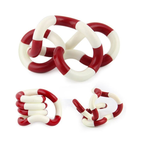 Сензорна антистрес играчка, Fidget Twist с безкрайни декомпресионни движения, /Червена