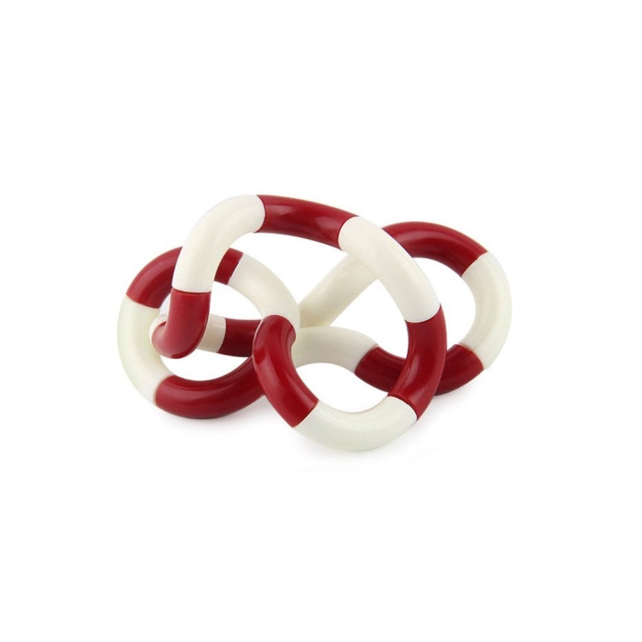 Сензорна антистрес играчка, Fidget Twist с безкрайни декомпресионни движения, /Червена