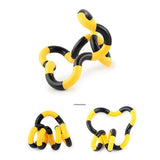 Сензорна антистрес играчка, Fidget Twist с безкрайни декомпресионни движения, /Черна