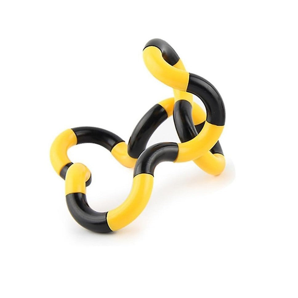 Сензорна антистрес играчка, Fidget Twist с безкрайни декомпресионни движения, /Черна