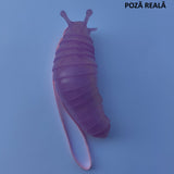 Jucarie Senzoriala Antistres, Vivimall, Fidget Toys, Omida Curcubeu, 11 cm, +3 Ani, Mov - vivimall.ro