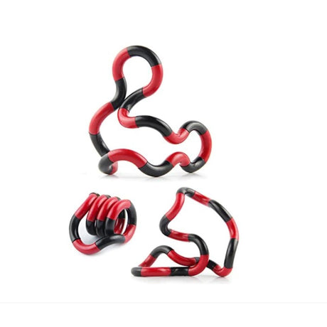 Сензорна антистрес играчка, Fidget Twist с безкрайни декомпресионни движения, /Червена