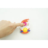Jucarie Senzoriala Antistres, Simple Dimple, Breloc Cu 2 Bulinute, Mos Craciun, Multicolor - vivimall.ro