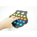 Jucarie senzoriala antistres, Simple Dimple, Bufnita, Multicolor, V2 - vivimall.ro