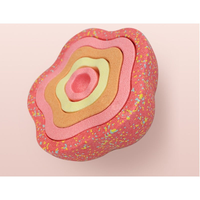 Jucarie Senzoriala de Echilibru, Flippy, Tip Stepping Stones, 5 Piese, din Spuma, pentru Miscare, Sarituri, Prindere, Diametru 28 cm, Model 1, Multicolor - vivimall.ro