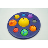 Jucarie senzoriala Dimple fidget toy, Planetariu, Albastru, 18x18 cm - vivimall.ro