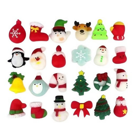 Jucarie Senzoriala, Vivimall, Seria De Craciun, Squishy Mushy, Fidget Toys, Model Random - vivimall.ro