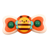 Детска играчка-спинер с 2 страни, Spinimals Premium Bee