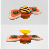 Детска играчка-спинер с 2 страни, Spinimals Premium Bee