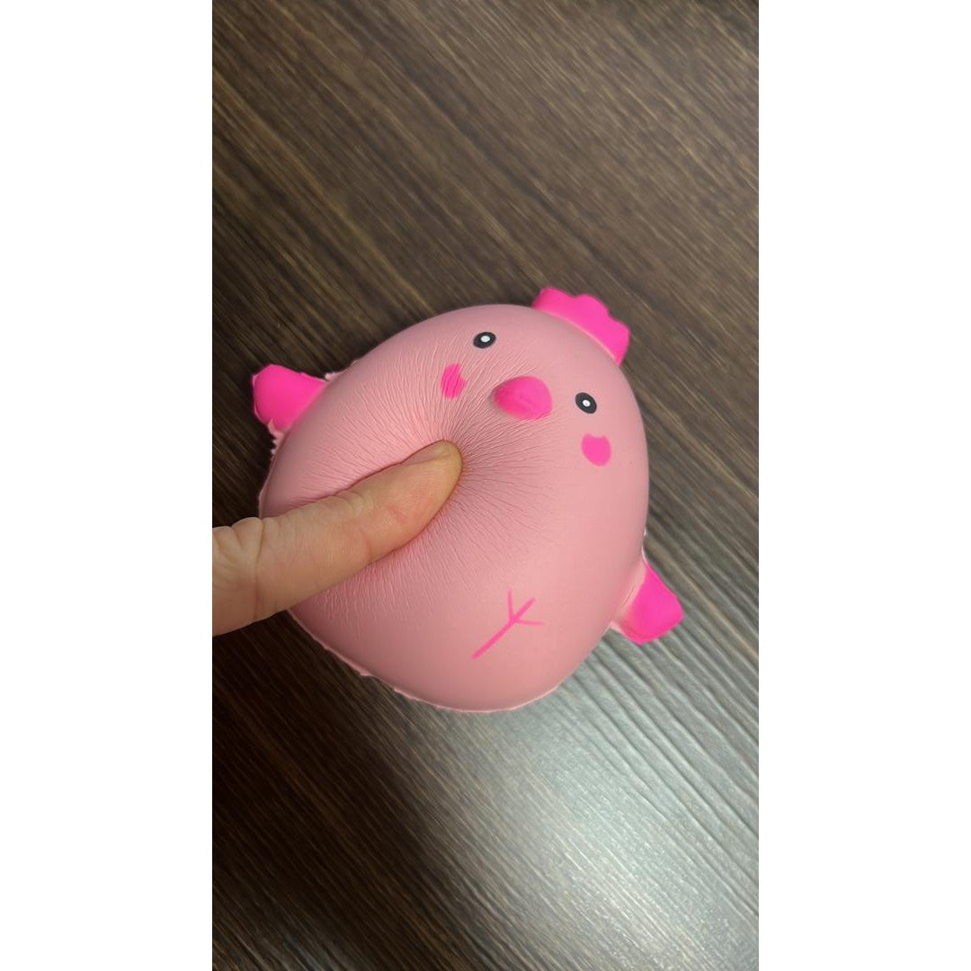 Jucarie Squish Toy, Vivimall, model gainusa roz - vivimall.ro