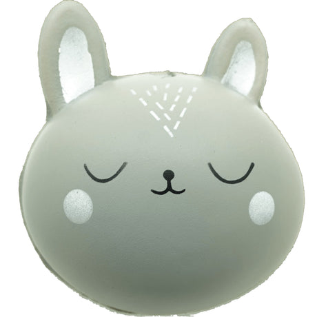 Jucarie Squish Toy Vivimall, model pisica gri - vivimall.ro