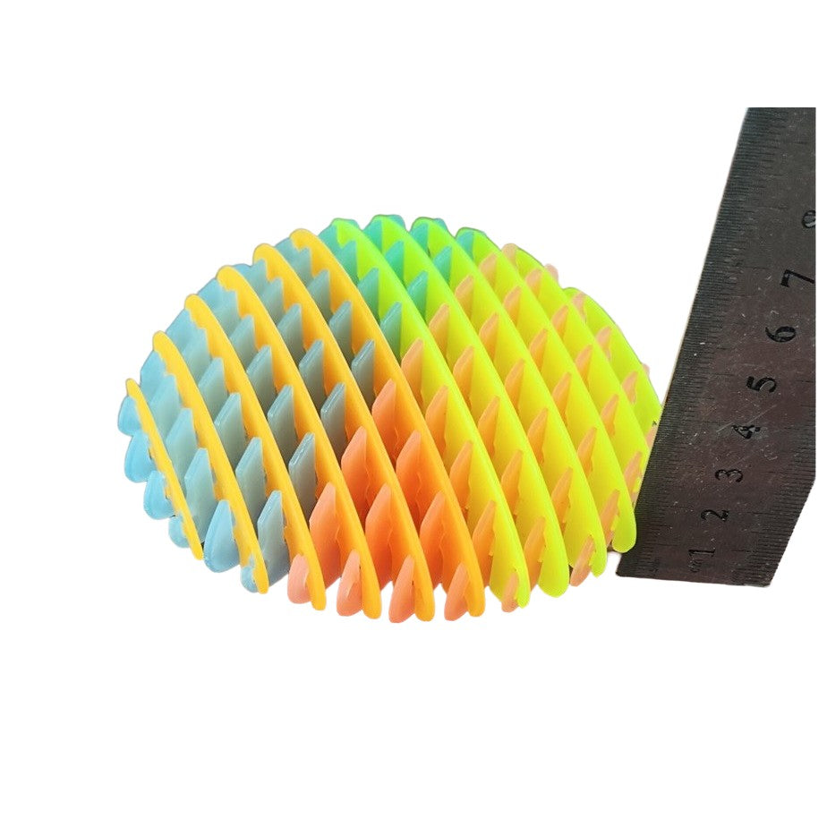 Jucarie Worm Fidget de Decompresie, Vivimall, Anti Stres, Dimensiune Compacta 10 cm, Dimensiune Extinsa 24.5 cm, Multicolor - vivimall.ro