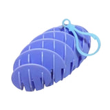 Jucarie Worm Fidget de Decompresie, Vivimall, Anti Stres, Dimensiune Compacta 6 cm, Dimensiune Extinsa 15.5 cm, Albastru eschis - vivimall.ro