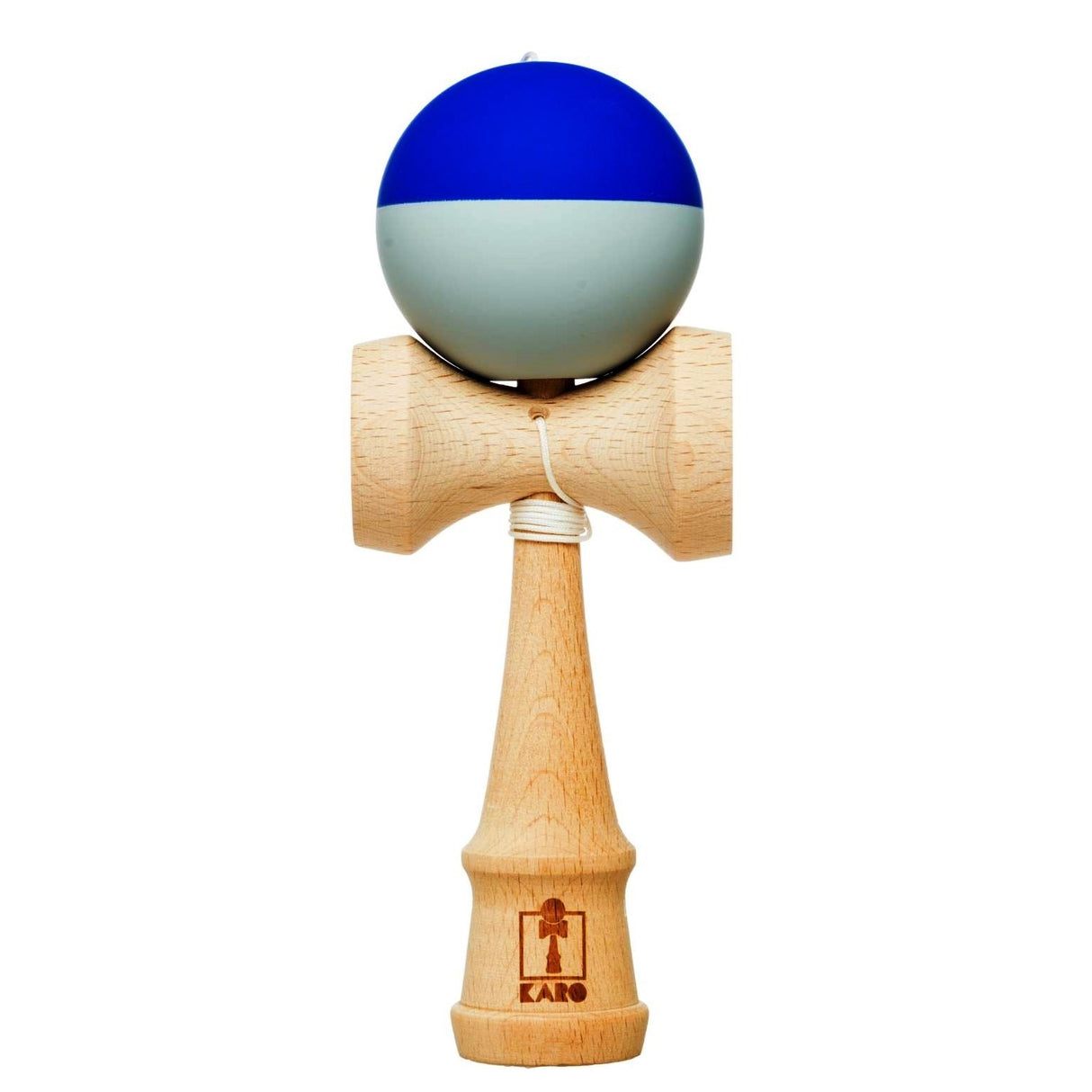 Kendama Karo Grip Half Lemn Fag Albastru Gri - vivimall.ro