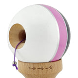 Kendama Originala X - ROYAL , Profesionala, Vivimall, din Lemn, 18 cm, Rose-Silver - vivimall.ro
