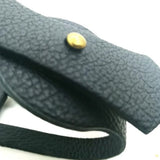 Husa Suport pentru Kendama, Flippy, din Piele Ecologica Rezistenta in Timp, Diametrul 6 cm, Negru - vivimall.ro