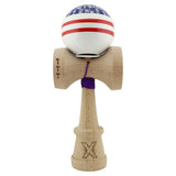 Kendama Originala X - Chicanos, Super Sticky, V3 King Size Cup, Gaura in Baza, Profesionala, Vivimall, din Lemn, 18 cm, Mov - vivimall.ro