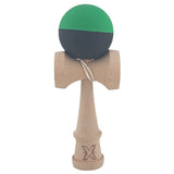 Kendama X Original, 18 см, Професионална, +9 години, Дървена, 2-цветен модел, Зелена/Черна