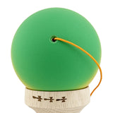 Kendama X Originala, Profesionala, Flippy, Big Cups V2, Rubber Grip cu Cupe Mari, Rulment Metalic cu Ata 55 cm, Verde/Galben/Rosu - vivimall.ro