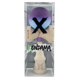 Kendama X Originala, Profesionala, Flippy, Big Cups V2, Rubber Grip cu Cupe Mari, Rulment Metalic cu Ata 55 cm, Violet/Albastru - vivimall.ro