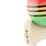 Kendama X Originala, Profesionala, Flippy, Big Cups V2, Super Sticky Legendary Cupe Mari, Rulment Metalic cu Ata 55 cm, Rosu/Galben/Verde - vivimall.ro