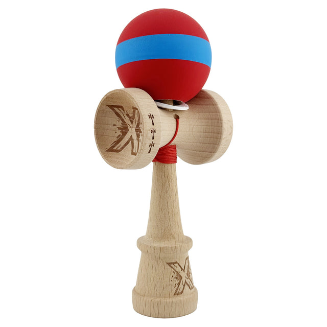 Kendama X Originala, Profesionala, Vivimall, Big Cups V3, Rubber Grip model 7 - vivimall.ro