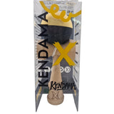 Kendama X Originala, Profesionala, Vivimall, din Lemn, Rubber Grip, 18 cm, Galben/Negru - vivimall.ro