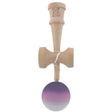 Kendama X Originala, Profesionala, Vivimall, din Lemn, Rubber Grip, 18 cm, Negru/Maro/Alb - vivimall.ro