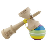 Kendama X Originala, Profesionala, Vivimall, Legendary Spectrum, Cupe Mari KING SIZE V3, Super Sticky, Gaura in Baza, Rulment Metalic, din lemn 18 cm, Ata 55 cm, Multicolor - vivimall.ro