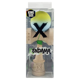 Kendama X Originala, Profesionala, Vivimall, Big Cups V3, Rubber Grip model verde/albastru - vivimall.ro