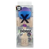 Kendama X Originala, Profesionala, Vivimall, Rubber Grip, Cupe Mari KING SIZE V3, Gaura in Baza, Rulment Metalic, din lemn 18 cm, Ata 55 cm, Bicolor Mov/Albastru - vivimall.ro