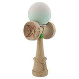 Kendama X Originala, Profesionala, Vivimall, Big Cups V3, Rubber Grip model Roz/Verde - vivimall.ro