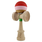 Kendama X Originala, Profesionala, Vivimall, Rubber Grip, Cupe Mari KING SIZE V3, Gaura in Baza, Rulment Metalic, din lemn 18 cm, Ata 62/65 cm, Special Rosu/Roz/Maro - vivimall.ro