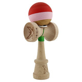 Kendama X Originala, Profesionala, Vivimall, Rubber Grip, Cupe Mari KING SIZE V3, Gaura in Baza, Rulment Metalic, din lemn 18 cm, Ata 62/65 cm, Special Rosu/Roz/Maro - vivimall.ro